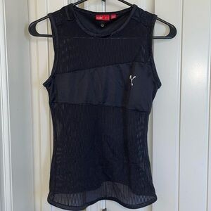 SOLD Puma mesh fitness workout gym top